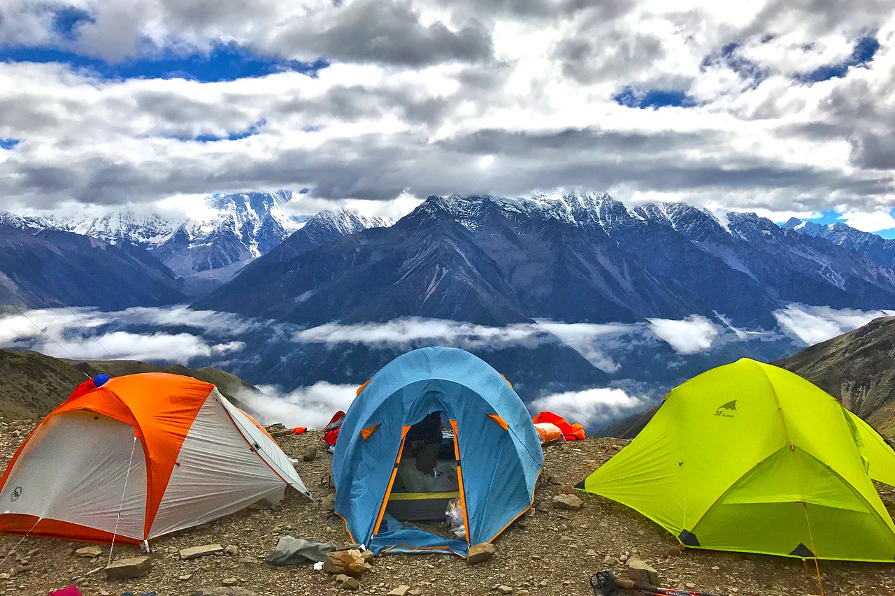Tents in backcountry